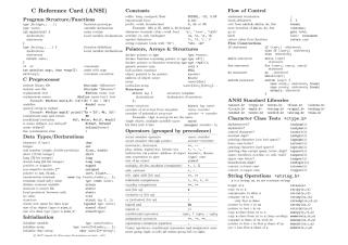 C Reference Card (ANSI).pdf